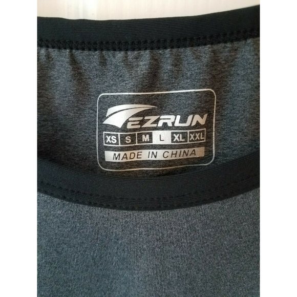 EZRUN Men's Tank Top Quick Dry Athletic Shirt Gray Size Large - Picture 9 of 9
